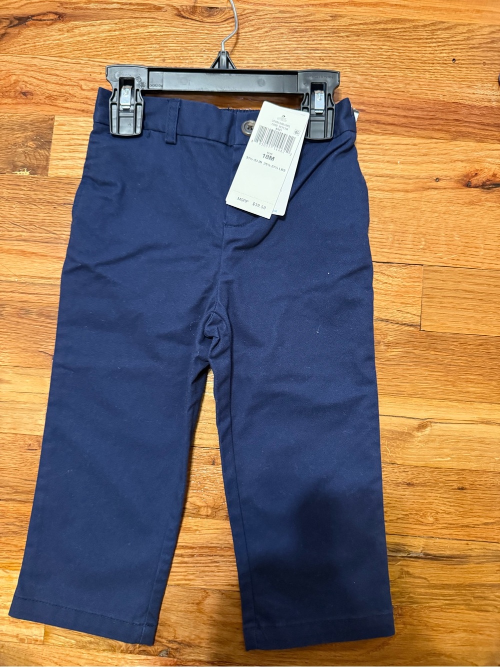 Ralph Lauren Navy Blue baby boy Pull-On Chinos